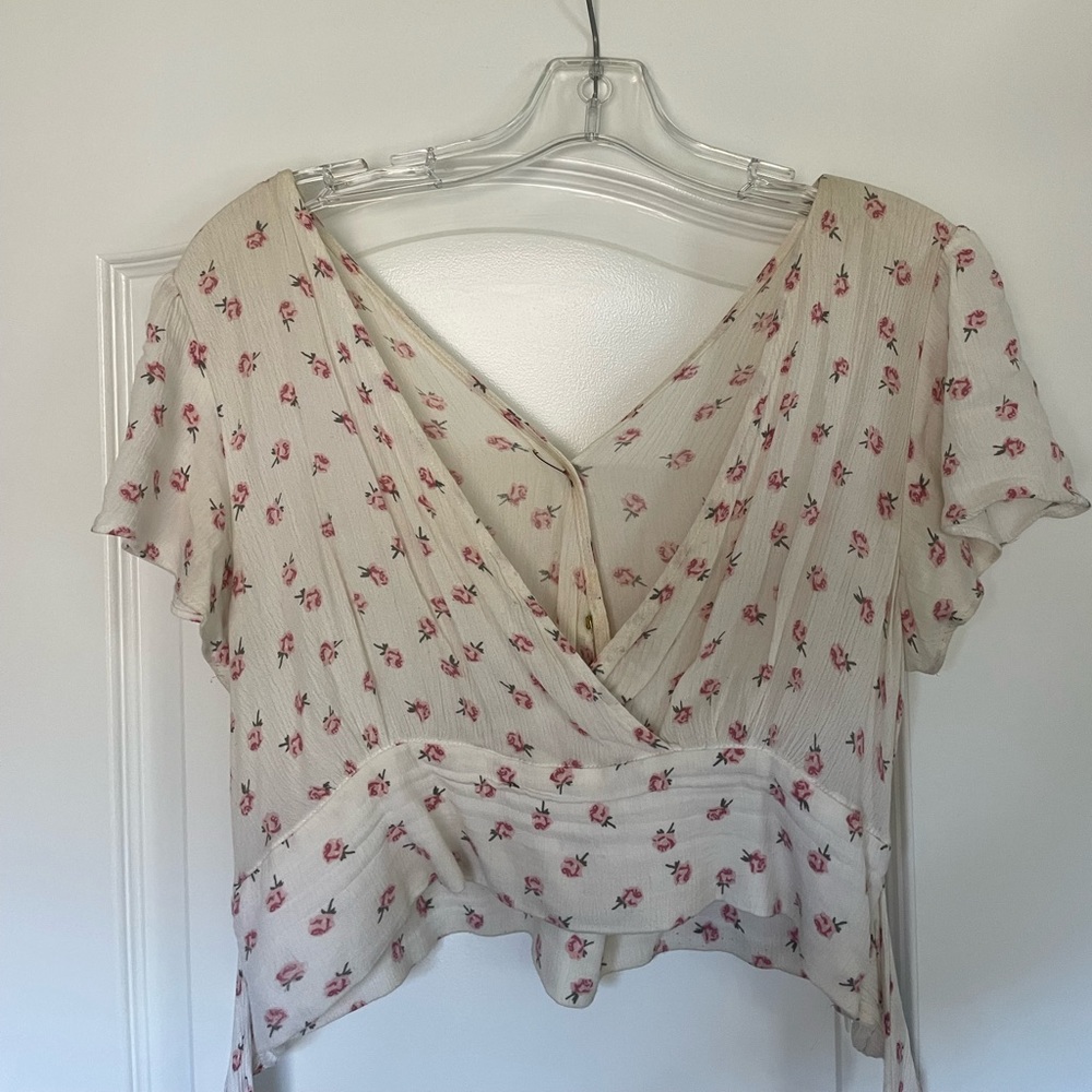 floral top from garage!